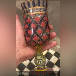 Mackenzie-childs water goblet